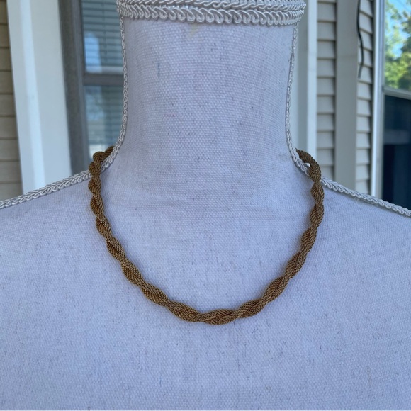 Set - Gold Necklace & Clip On Earrings - Picture 5 of 5